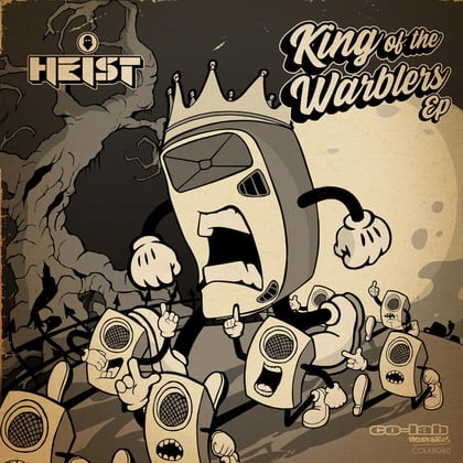 King of the Warblers EP album by Heist & Zero G - Drum and Bass Cover Art