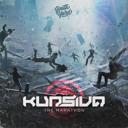 The Marathon album by Kursiva - Drum and Bass Cover Art