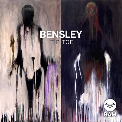 Tiptoe album by Bensley - Drum and Bass Cover Art