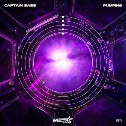 Pumping album by Captain Bass - Drum and Bass Cover Art