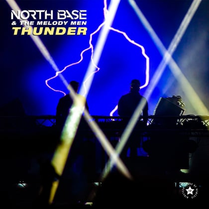 Thunder album by North Base - Drum and Bass Cover Art