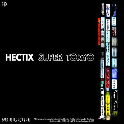 Super Tokyo album by Hectix - Drum and Bass Cover Art