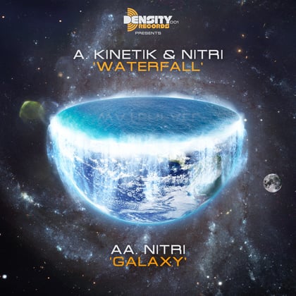 Waterfall / Galaxy album by Nitri - Drum and Bass Cover Art