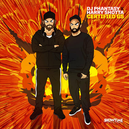 Certified Gs album by DJ Phantasy & Harry Shotta - Drum and Bass Cover Art