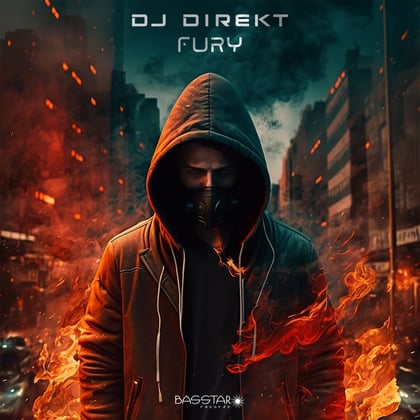 Fury album by DJ Direkt - Drum and Bass Cover Art