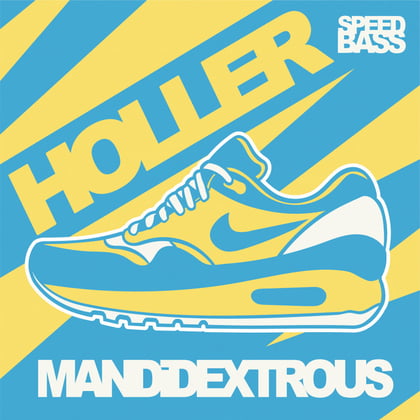 Holler album by AIRGLO & Mandidextrous - Drum and Bass Cover Art