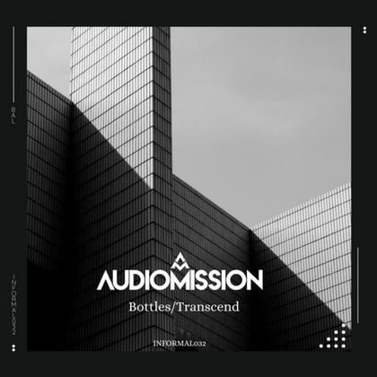Bottles / Transcend album by Audiomission - Drum and Bass Cover Art