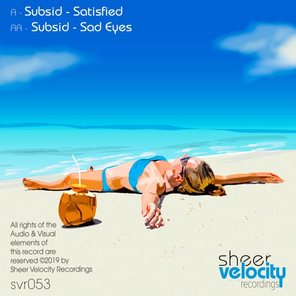 Satisfied / Sad Eyes album by Subsid - Drum and Bass Cover Art