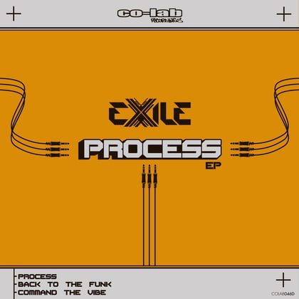 Process EP album by AIRGLO & Exile - Drum and Bass Cover Art
