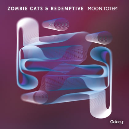 Moon Totem album by Zombie Cats & Redemptive - Drum and Bass Cover Art