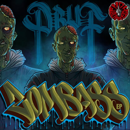 Zombass album by Pruf - Drum and Bass Cover Art