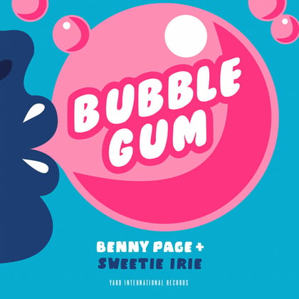 Bubblegum album by Benny Page - Drum and Bass Cover Art
