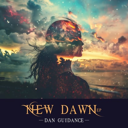 New Dawn EP album by Dan Guidance - Drum and Bass Cover Art