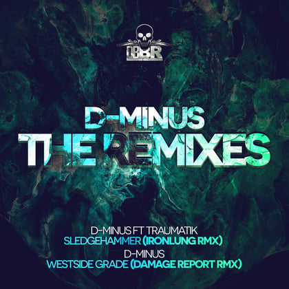 The Remixes album by Ironlung & Damage Report - Drum and Bass Cover Art