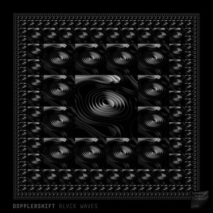 Blvck Waves album by Dopplershift - Drum and Bass Cover Art