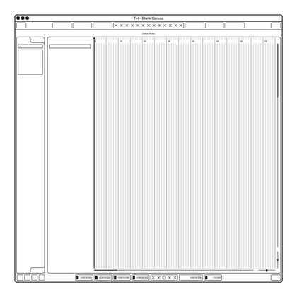 Blank Canvas album by T>I - Drum and Bass Cover Art