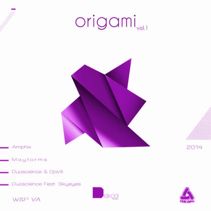 Origami EP Vol.1 album by Amphix, Duoscience, VA & Duoscience & DjWill - Drum and Bass Cover Art