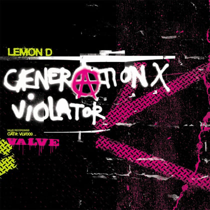 Generation X (Krush U) / Violator album by Lemon D - Drum and Bass Cover Art