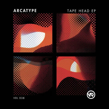 Tape Head EP album by Arcatype - Drum and Bass Cover Art