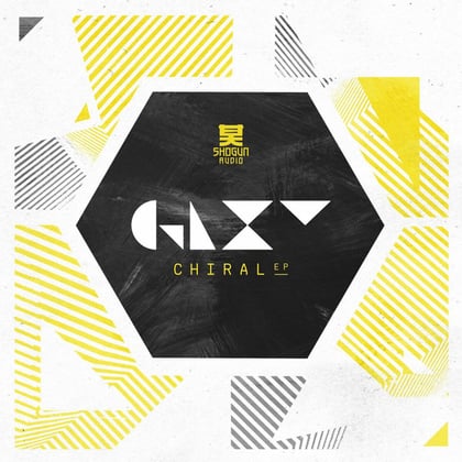Chiral - EP album by GLXY - Drum and Bass Cover Art