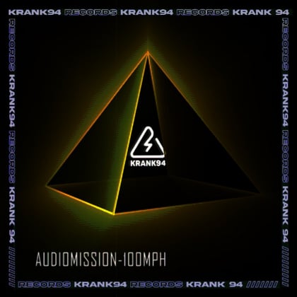 100 MPH album by Audiomission - Drum and Bass Cover Art