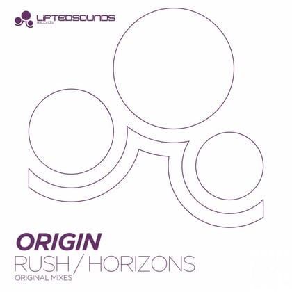 Rush / Horizons album by Origin - Drum and Bass Cover Art