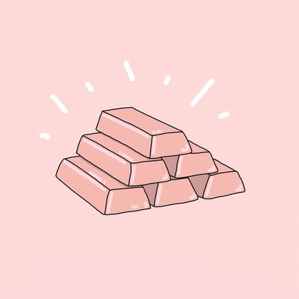 Rose Gold album by LMNOP - Drum and Bass Cover Art