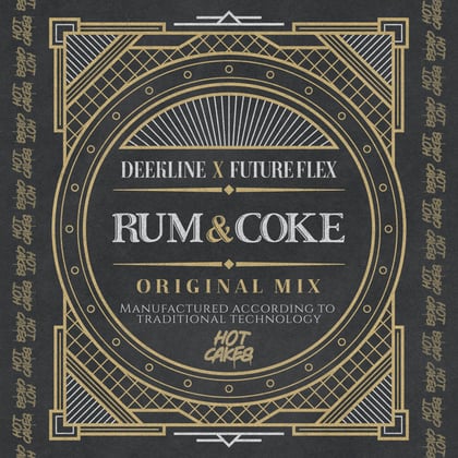Rum & Coke album by Ed Solo, Deekline & Future Flex - Drum and Bass Cover Art