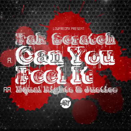 Can you feel it album by Fak Scratch - Drum and Bass Cover Art