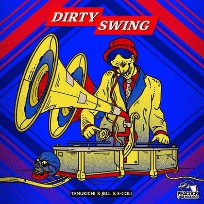 Dirty Swing album by Tanukichi - Drum and Bass Cover Art