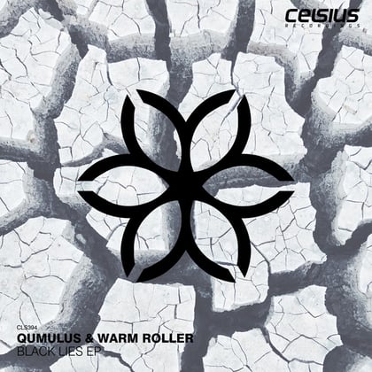 Black Lies EP album by Qumulus & Warm Roller - Drum and Bass Cover Art
