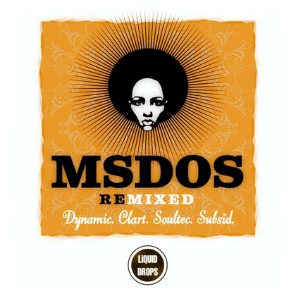Remixed Part 1 album by MSDOS - Drum and Bass Cover Art