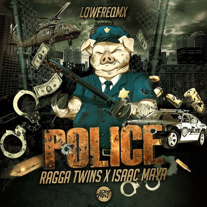 Police album by Isaac Maya - Drum and Bass Cover Art