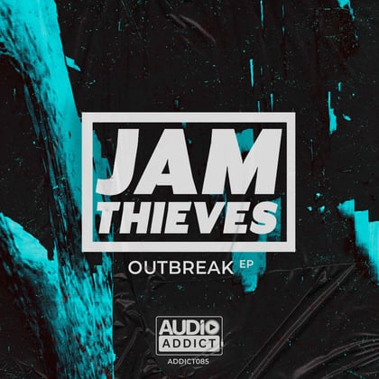 Outbreak album by Jam Thieves - Drum and Bass Cover Art