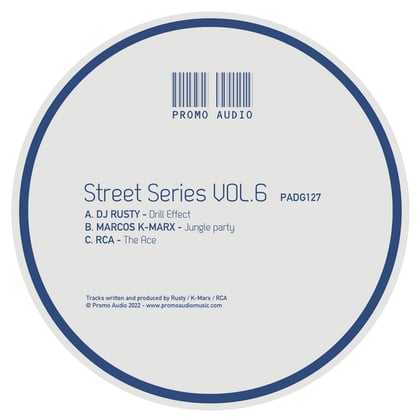 Street Series VOL.6 album by DJ Rusty, Marcos K-Marx & RCA - Drum and Bass Cover Art