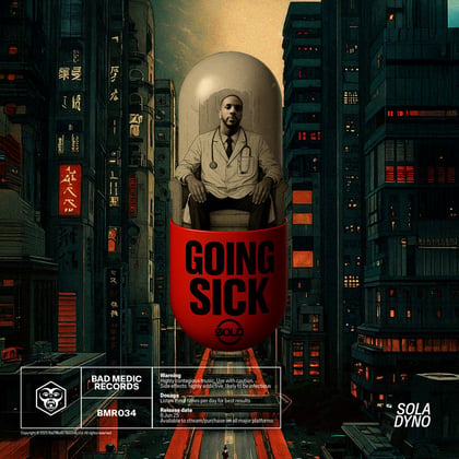 Going Sick album by Sola - Drum and Bass Cover Art