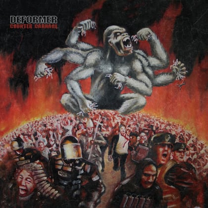 Counter Carnage EP album by Deformer - Drum and Bass Cover Art