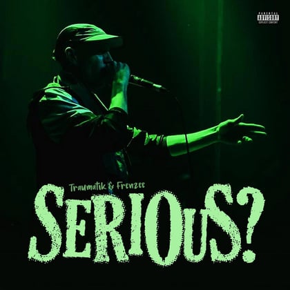 Serious album by Mr Traumatik & Frenzee - Drum and Bass Cover Art