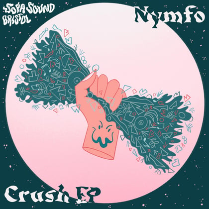Crush EP album by Nymfo - Drum and Bass Cover Art
