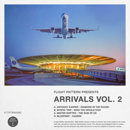 Arrivals Vol. 2 album by Anthony Kasper, Mystic Trip, Mister Shifter & Blueprint - Drum and Bass Cover Art