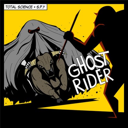 Ghostriders EP album by Total Science & S.P.Y - Drum and Bass Cover Art
