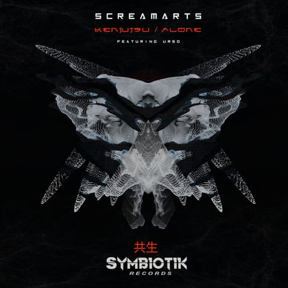 Kenjutsu/Alone album by Screamarts - Drum and Bass Cover Art