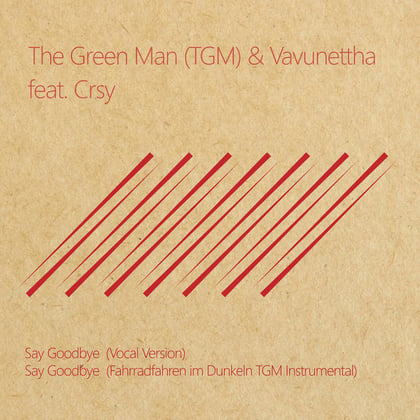 Say Goodbye album by The Green Man (TGM) - Drum and Bass Cover Art