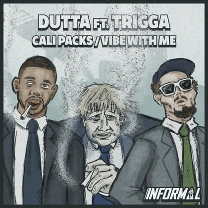 Cali Packs / Vibe With Me album by Decoder & Dutta - Drum and Bass Cover Art