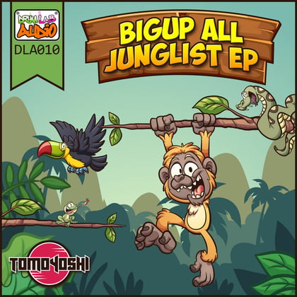 Big Up All Junglist EP album by Tomoyoshi - Drum and Bass Cover Art