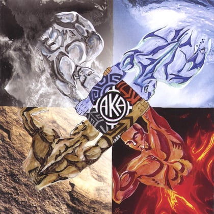 In The Beginning... album by A.K.A - Drum and Bass Cover Art