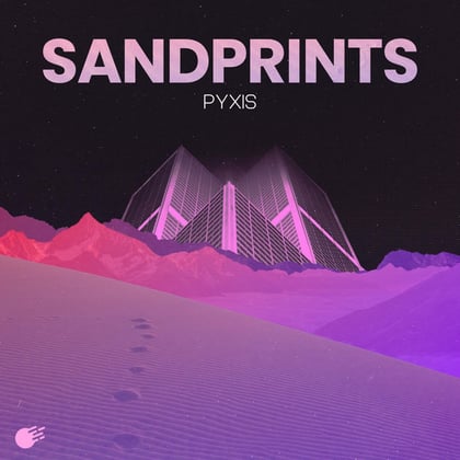 Sandprints album by pyxis - Drum and Bass Cover Art