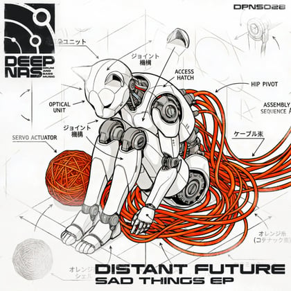 Sad Things album by Distant Future - Drum and Bass Cover Art