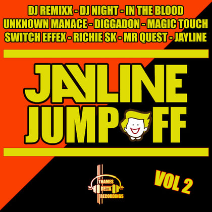 JAYLINE JUMP OFF VOL 2 album by Jayline - Drum and Bass Cover Art