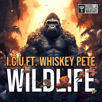 Wildlife EP album by I.C.U & Whiskey Pete - Drum and Bass Cover Art